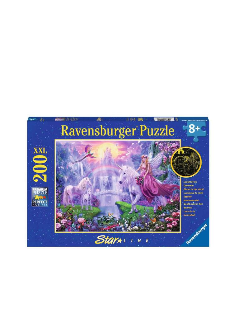 RAVENSBURGER Kinderpuzzle Magische Einhornnacht 200 Teile